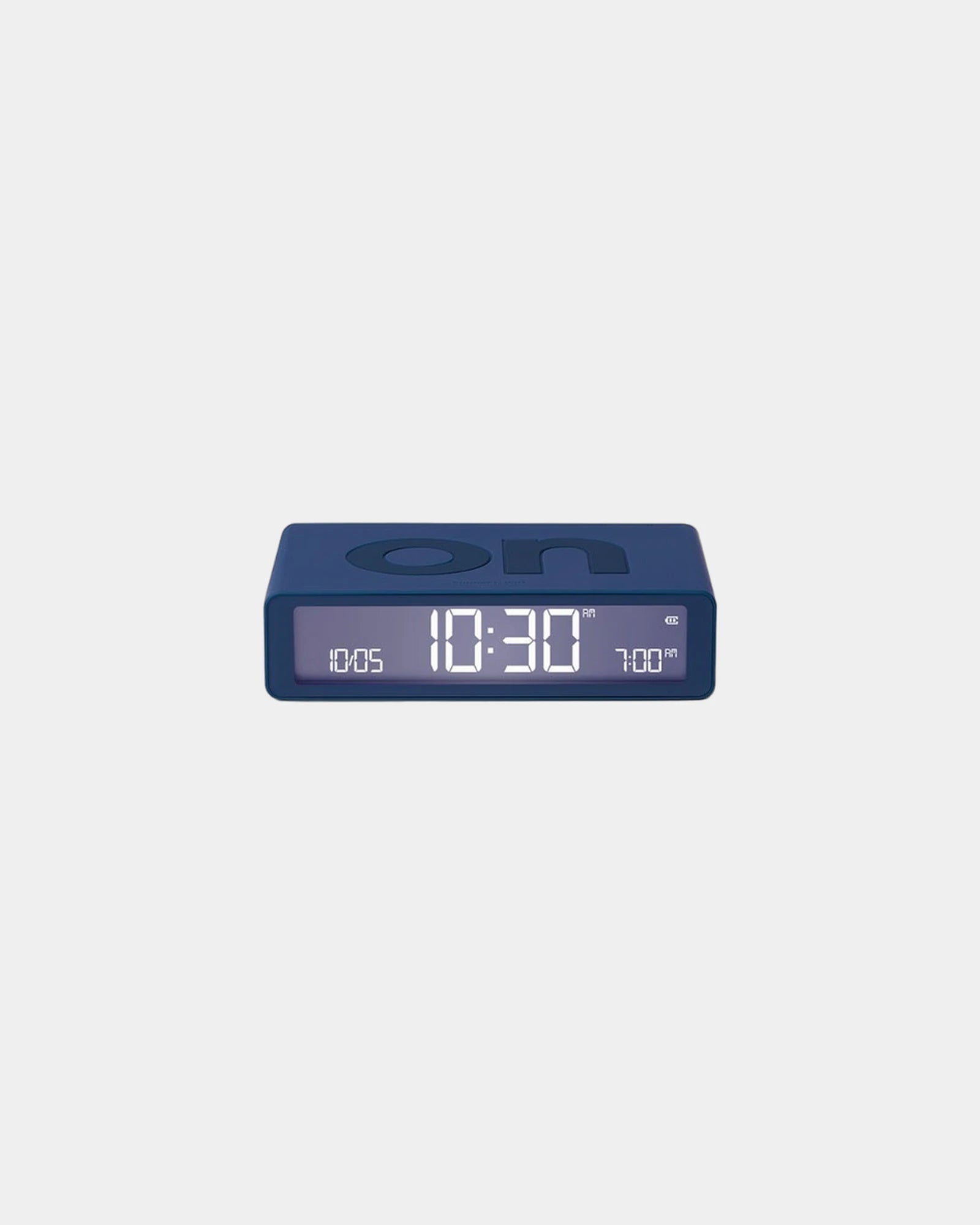 Sveglia LCD reversibile Lexon Flip Classic da personalizzare - Blu scuro