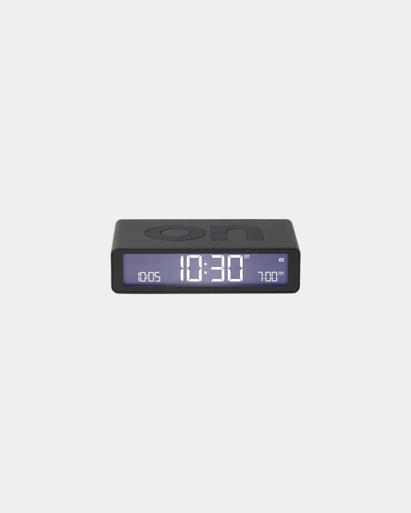 Sveglia LCD reversibile Lexon Flip Classic da personalizzare - Grigio scuro