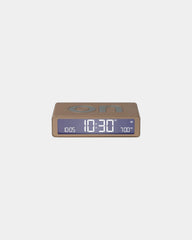 Sveglia LCD reversibile Lexon Flip Classic da personalizzare - Oro opaco