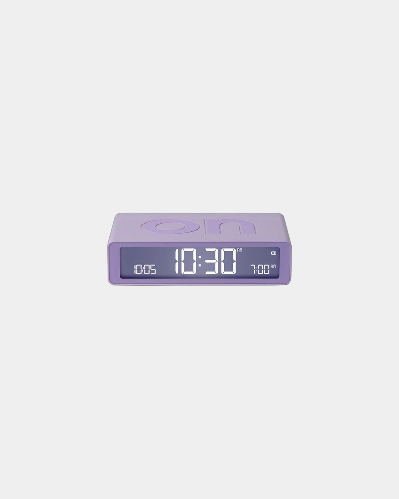 Sveglia LCD reversibile Lexon Flip Classic da personalizzare - Lilla