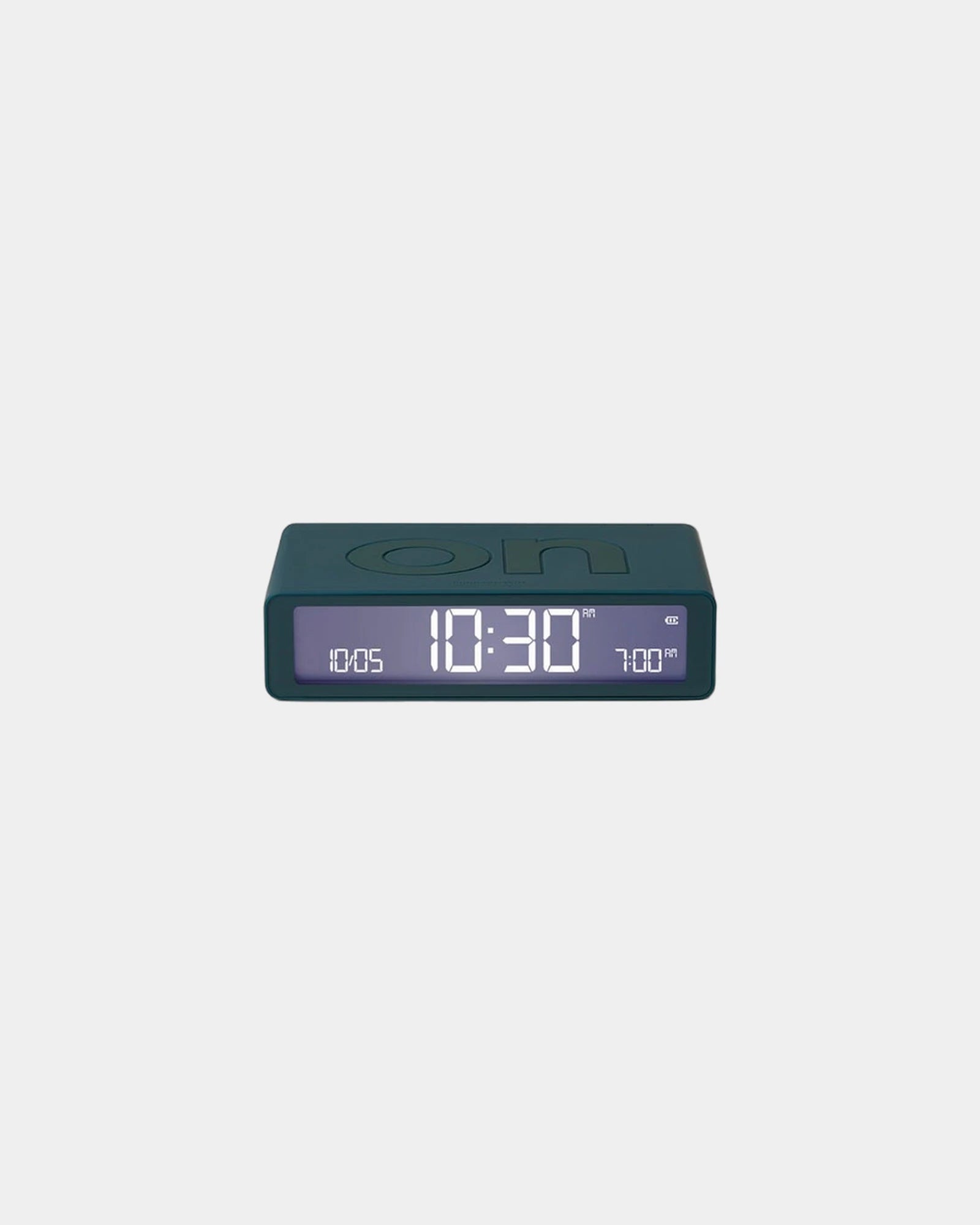 Sveglia LCD reversibile Lexon Flip Classic da personalizzare - Blu anatra