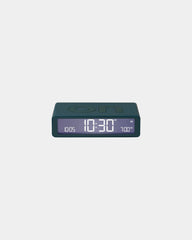Sveglia LCD reversibile Lexon Flip Classic da personalizzare - Blu anatra