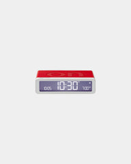 Sveglia LCD Lexon Flip+ ricaricabile da personalizzare - Rosso 2035