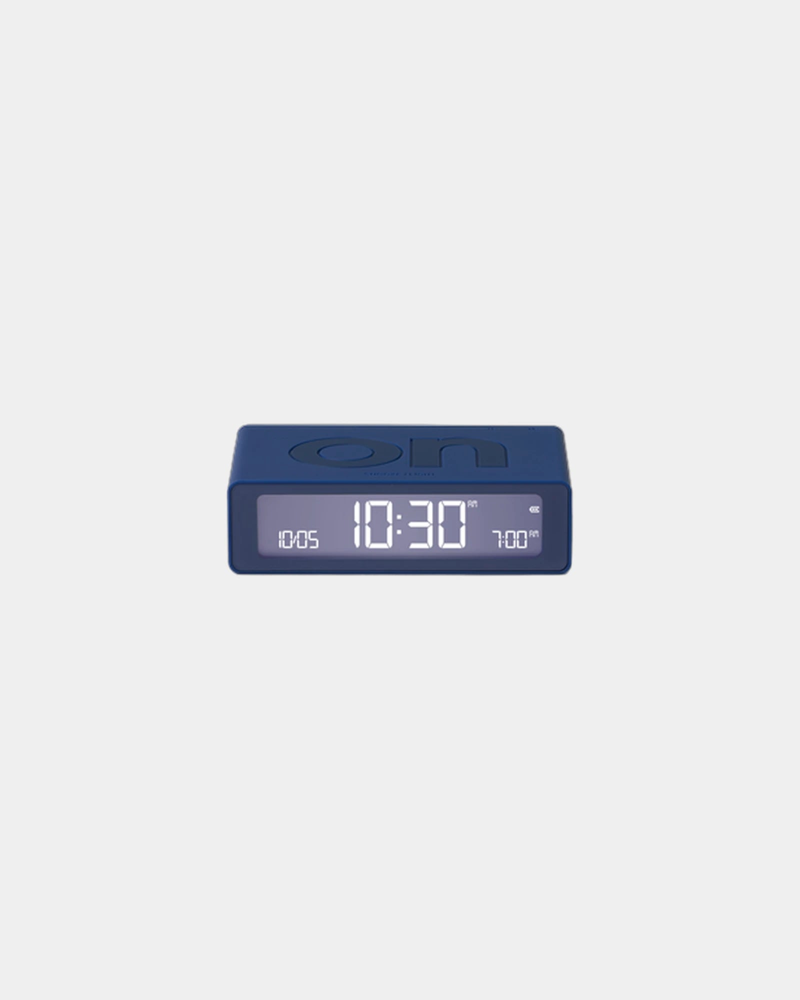 Sveglia LCD reversibile Lexon Flip Mini da personalizzare - Blu scuro