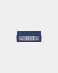 Sveglia LCD reversibile Lexon Flip Mini da personalizzare - Blu scuro