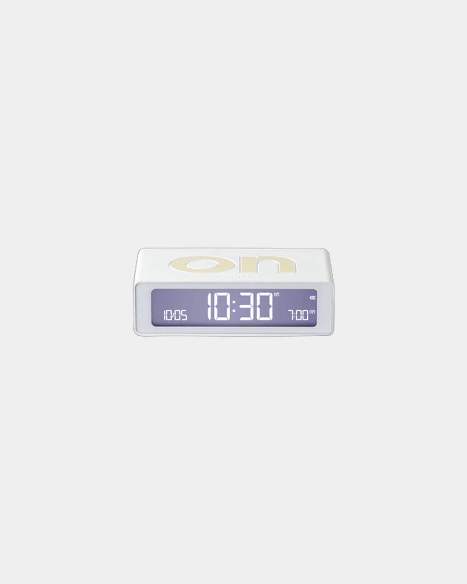 Sveglia LCD reversibile Lexon Flip Mini da personalizzare - Bianco