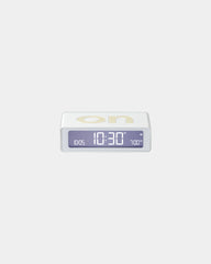 Sveglia LCD reversibile Lexon Flip Mini da personalizzare - Bianco