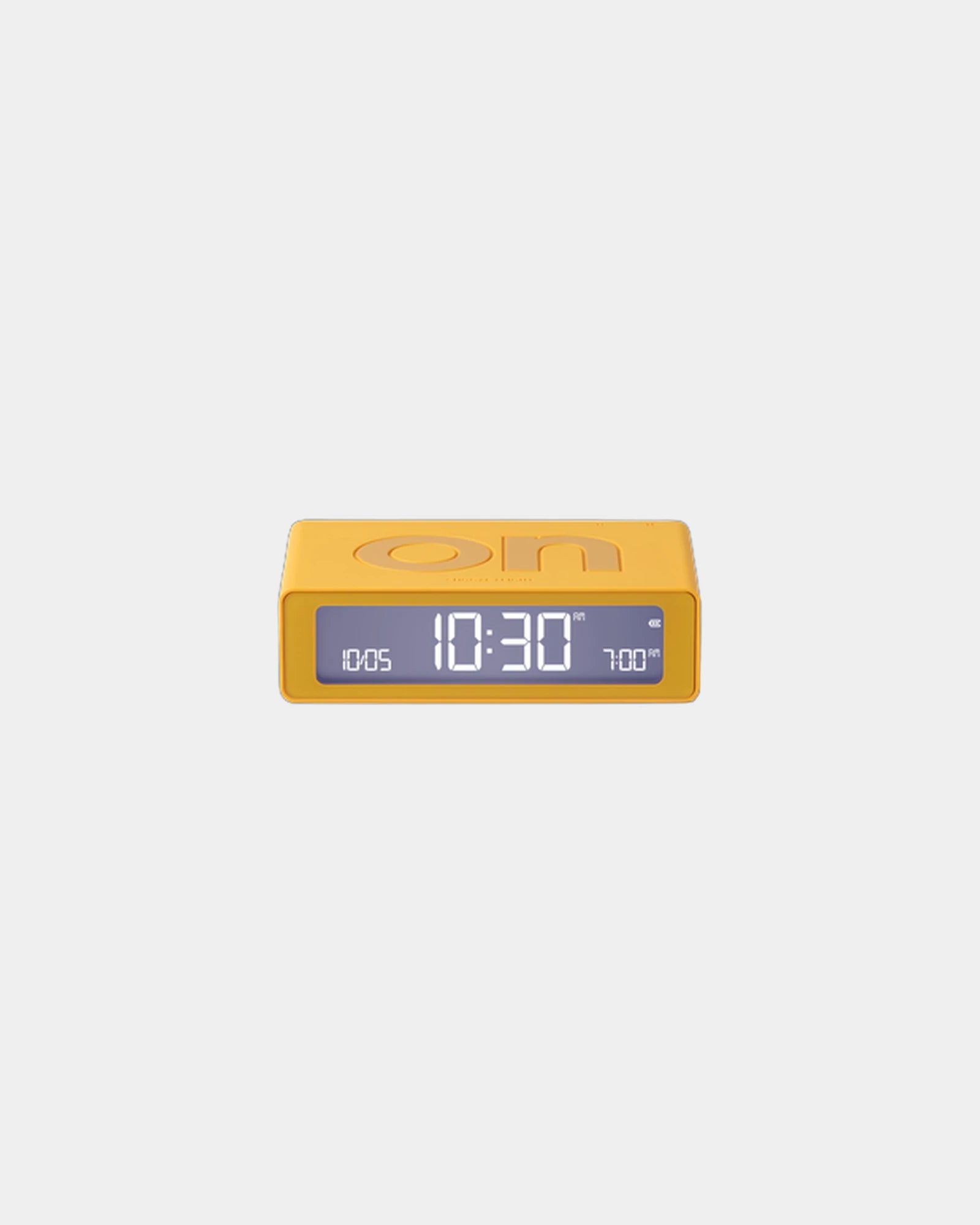 Sveglia LCD reversibile Lexon Flip Mini da personalizzare - Giallo