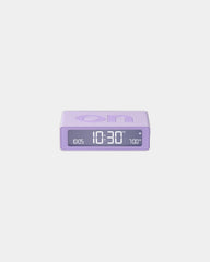 Sveglia LCD reversibile Lexon Flip Mini da personalizzare - Lilla