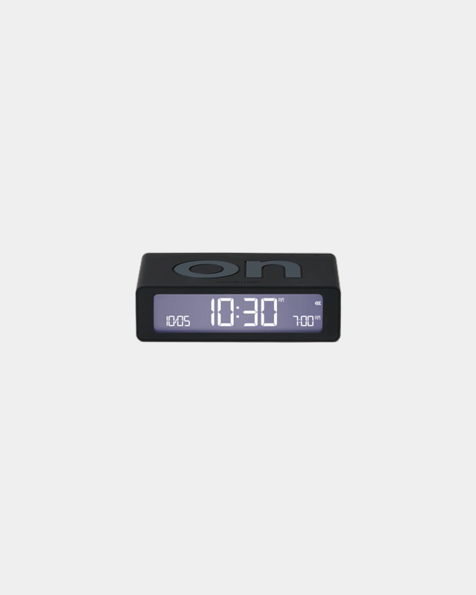 Sveglia LCD reversibile Lexon Flip Mini da personalizzare - Nero