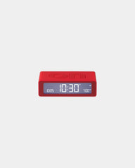 Sveglia LCD reversibile Lexon Flip Mini da personalizzare - Rosso