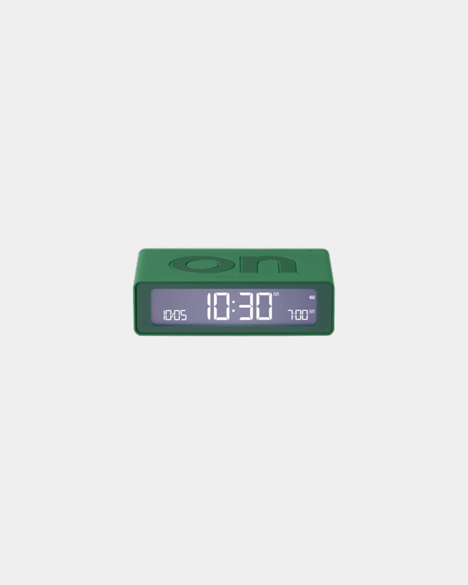 Sveglia LCD reversibile Lexon Flip Mini da personalizzare - Verde
