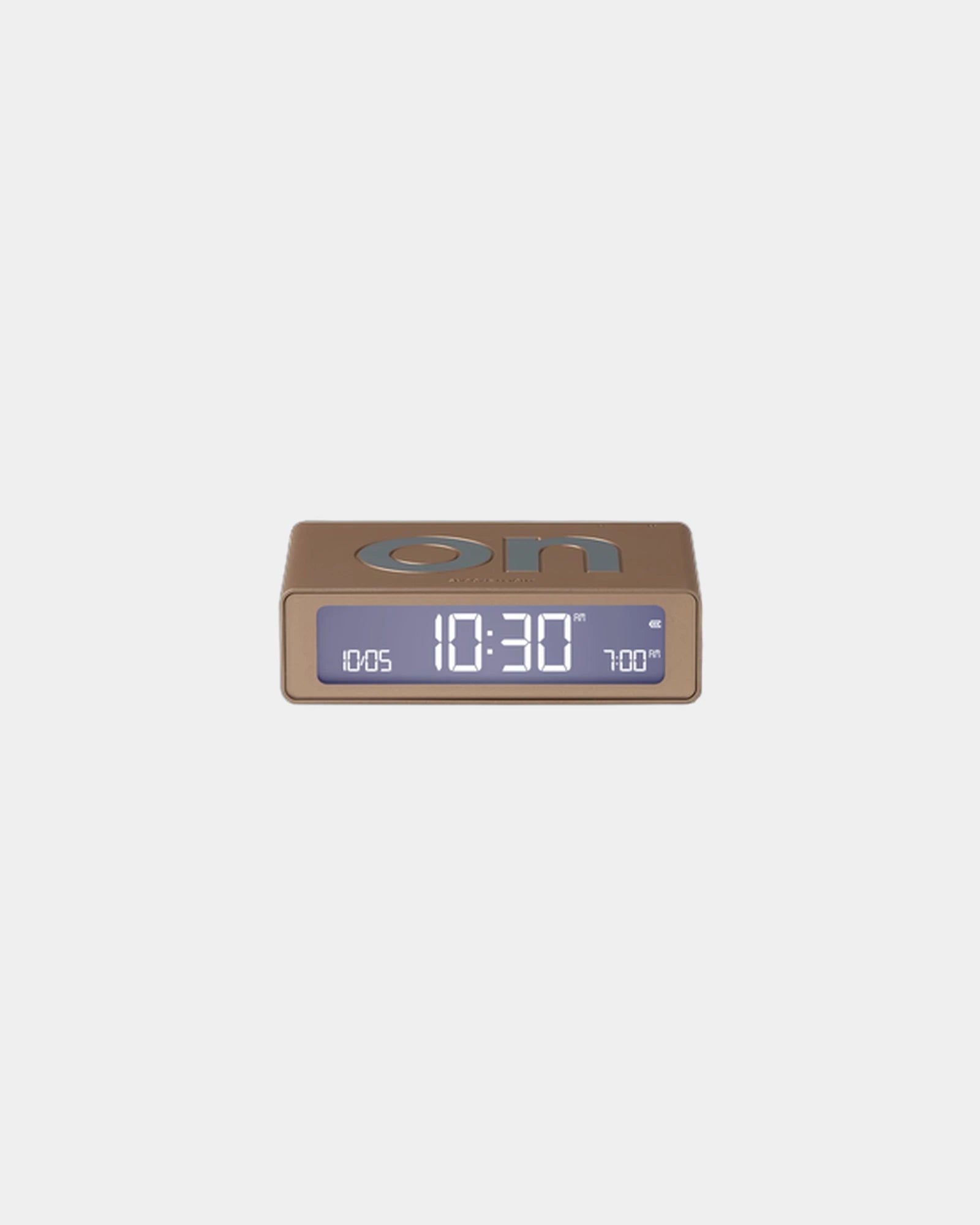 Sveglia LCD reversibile Lexon Flip Mini da personalizzare - Oro opaco