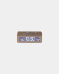 Sveglia LCD reversibile Lexon Flip Mini da personalizzare - Oro opaco