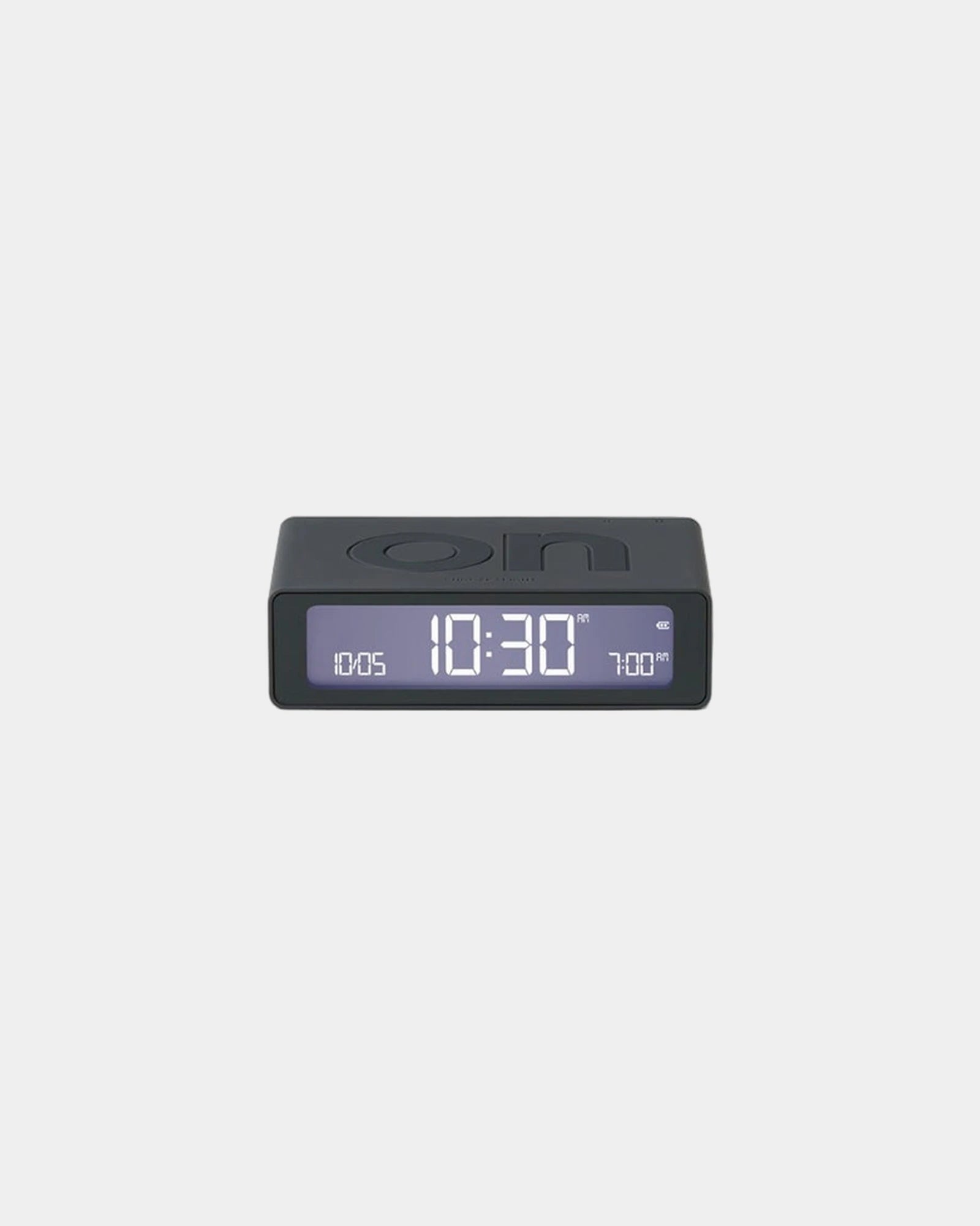 Sveglia LCD reversibile Lexon Flip Mini da personalizzare - Grigio scuro
