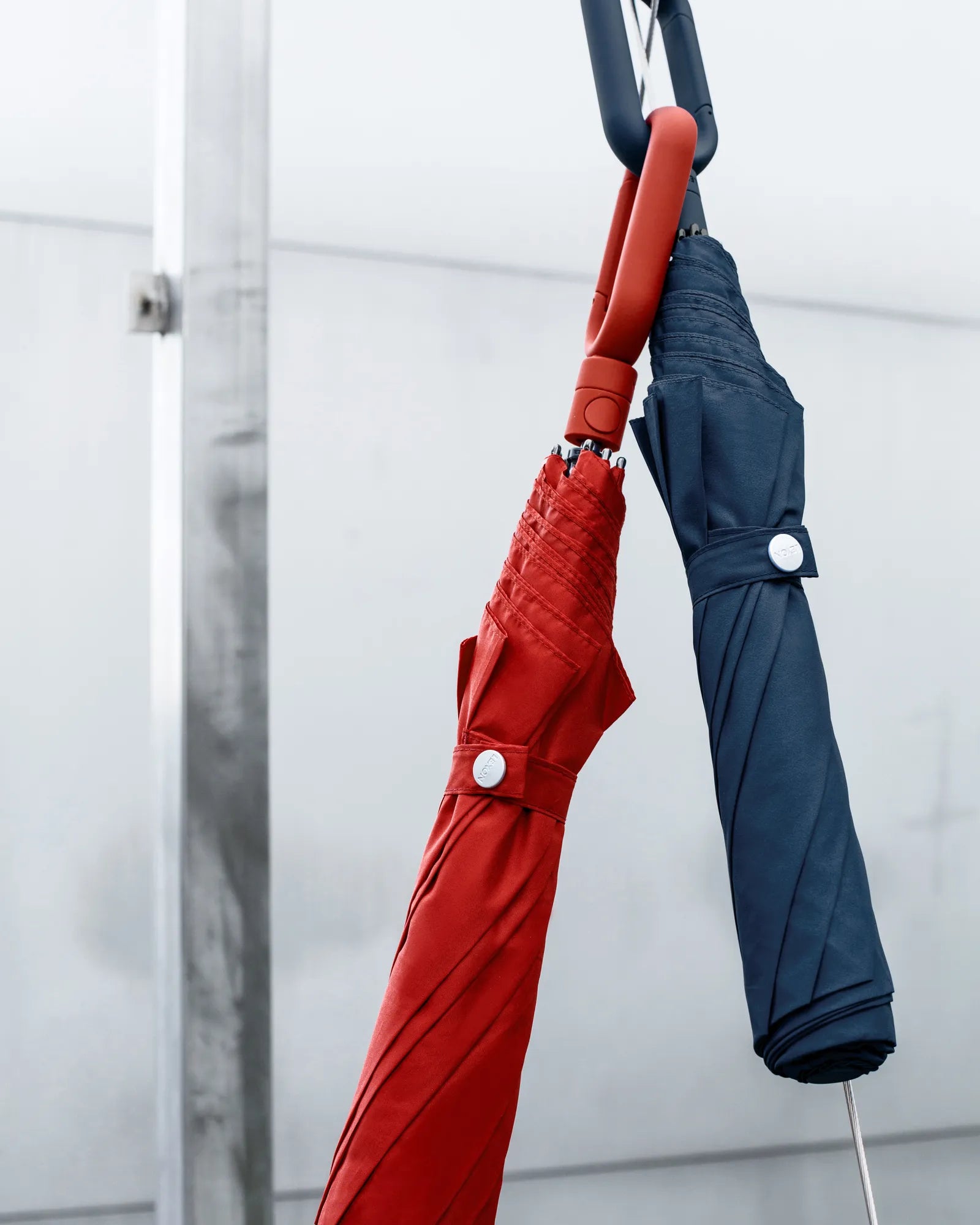 Ombrello pieghevole rPET Lexon Mini Hook da personalizzare - 4