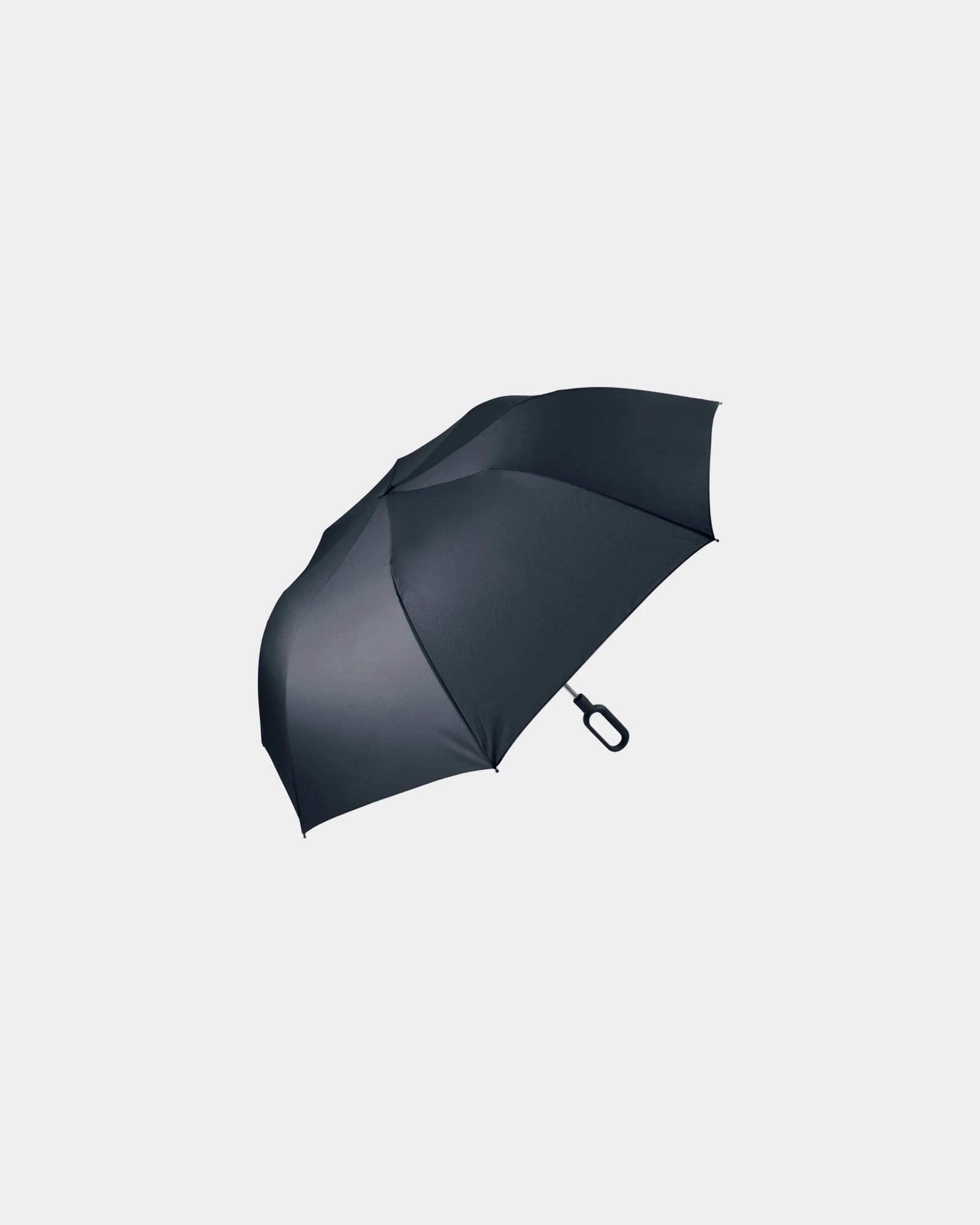 Ombrello pieghevole rPET Lexon Mini Hook da personalizzare - Nero