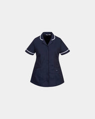 Tunica elasticizzata poliestere da personalizzare - Blu Navy