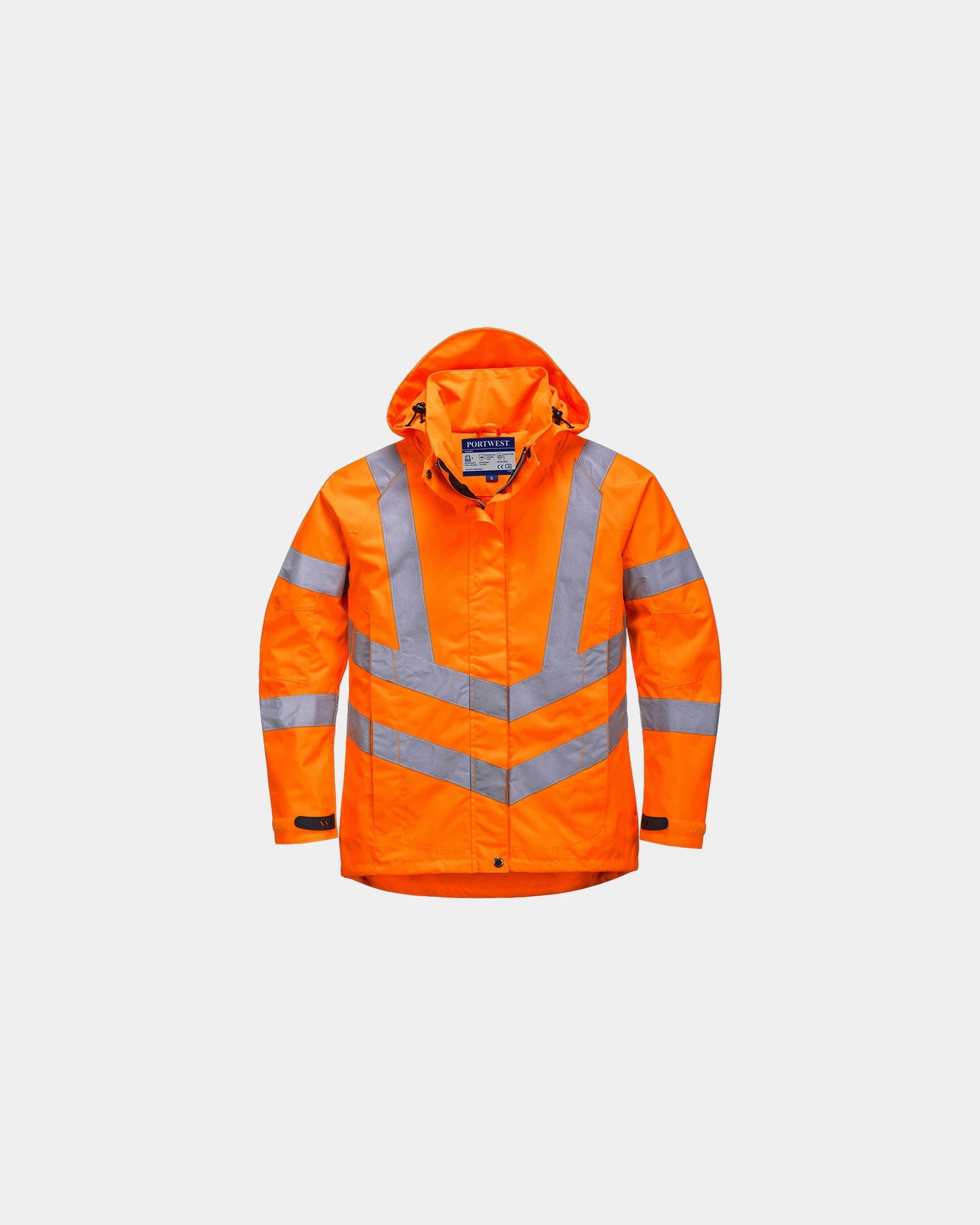 Parka donna alta visibilità traspirante da personalizzare - Arancione
