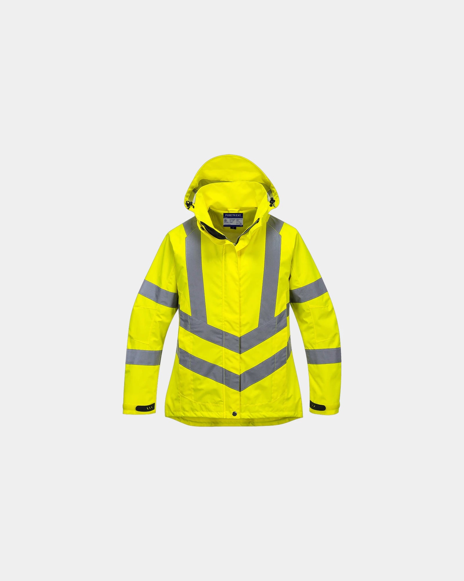 Parka donna alta visibilità traspirante da personalizzare - Giallo