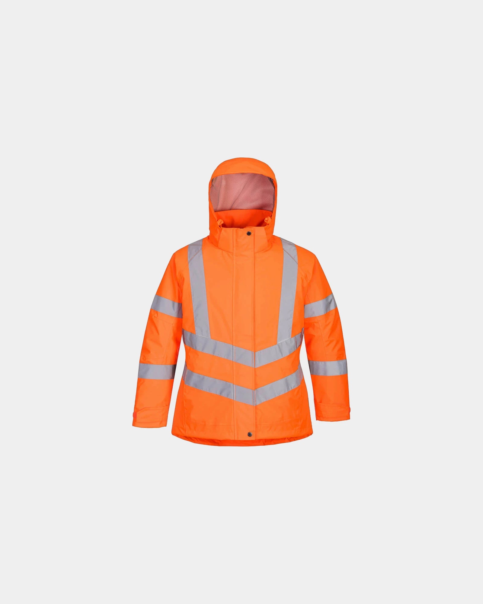 Parka invernale alta visibilità donna da personalizzare - Arancione