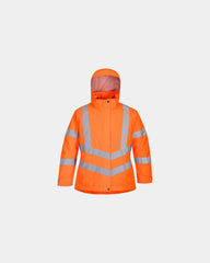 Parka invernale alta visibilità donna da personalizzare - Arancione