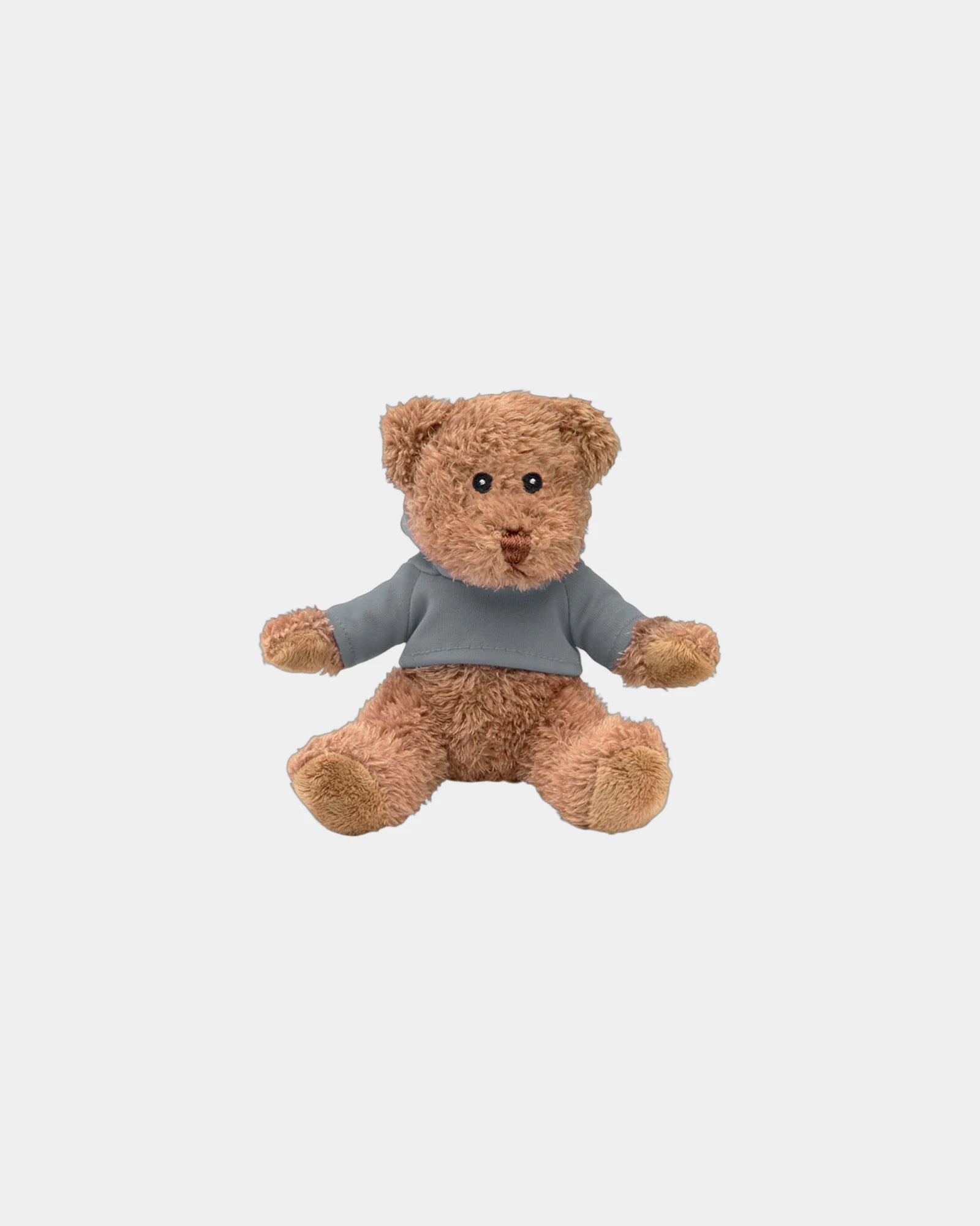 Peluche ourson avec t-shirt Johnny T à personnaliser - Gris
