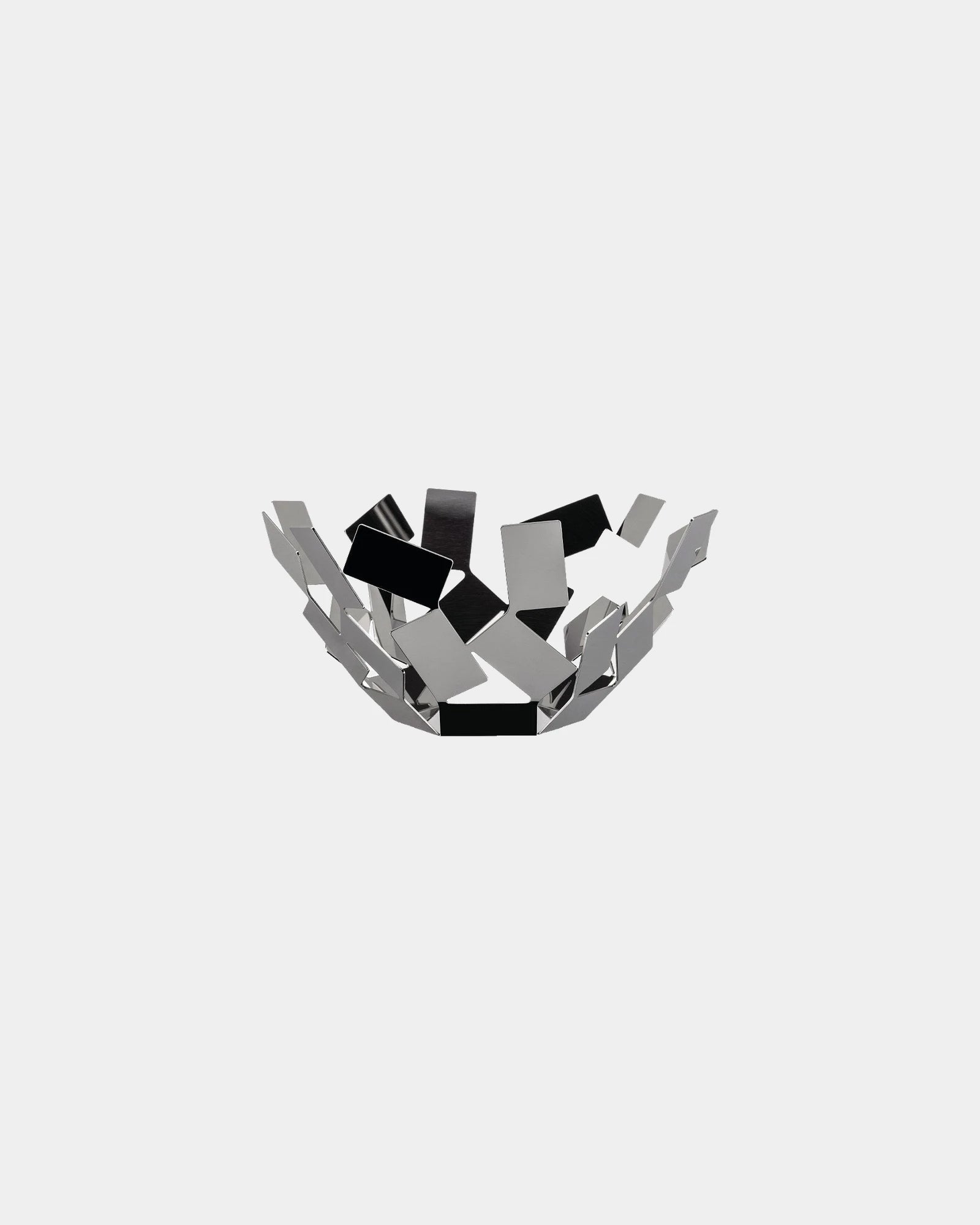 Portafrutta acciaio inox Alessi Scirocco da personalizzare - Grigio