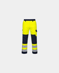 Pantalone da lavoro ignifugo certificato da personalizzare - Giallo-Blu Navy