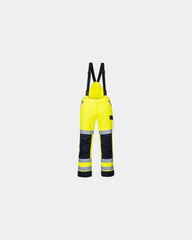 Pantalone antipioggia multirischio da personalizzare - Giallo-Blu Navy