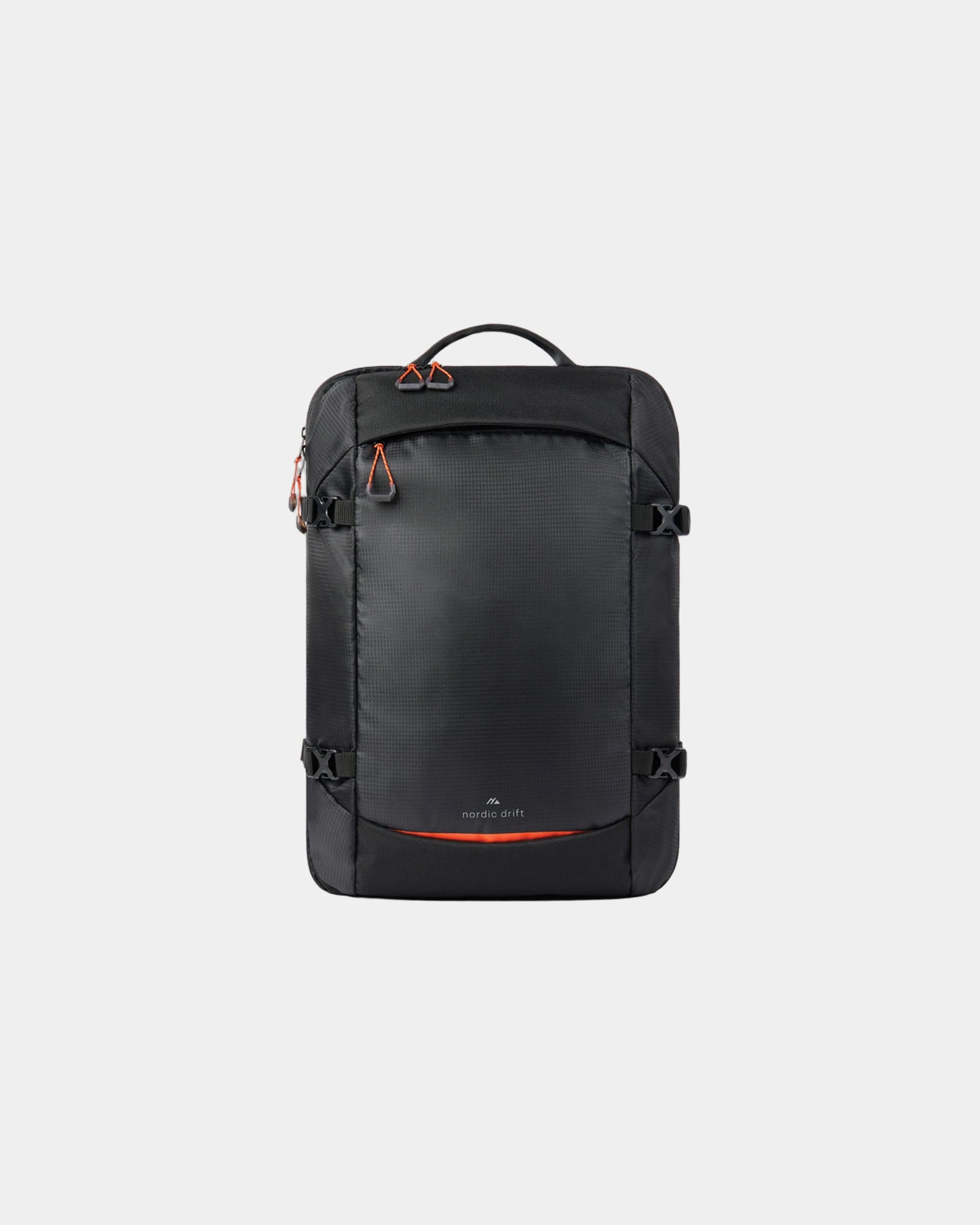 Zaino da viaggio riciclato 25L laptop 15,6" da personalizzare - Nero