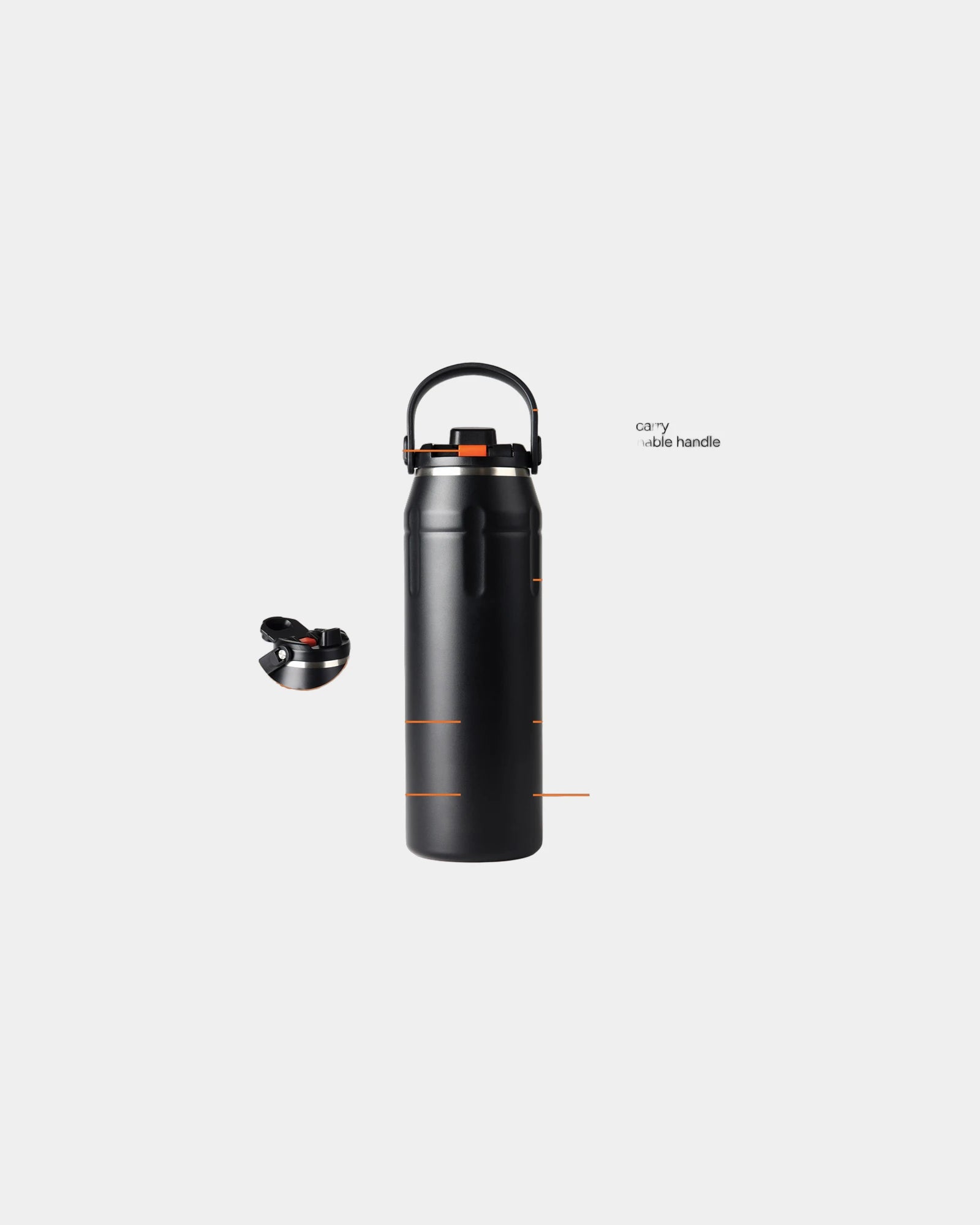Borraccia termica acciaio riciclato 940ml da personalizzare - 1