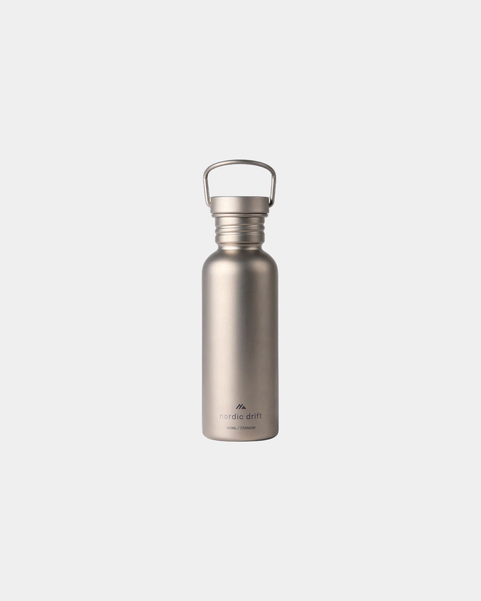 Borraccia titanio ultraleggera 600ml da personalizzare - Argento