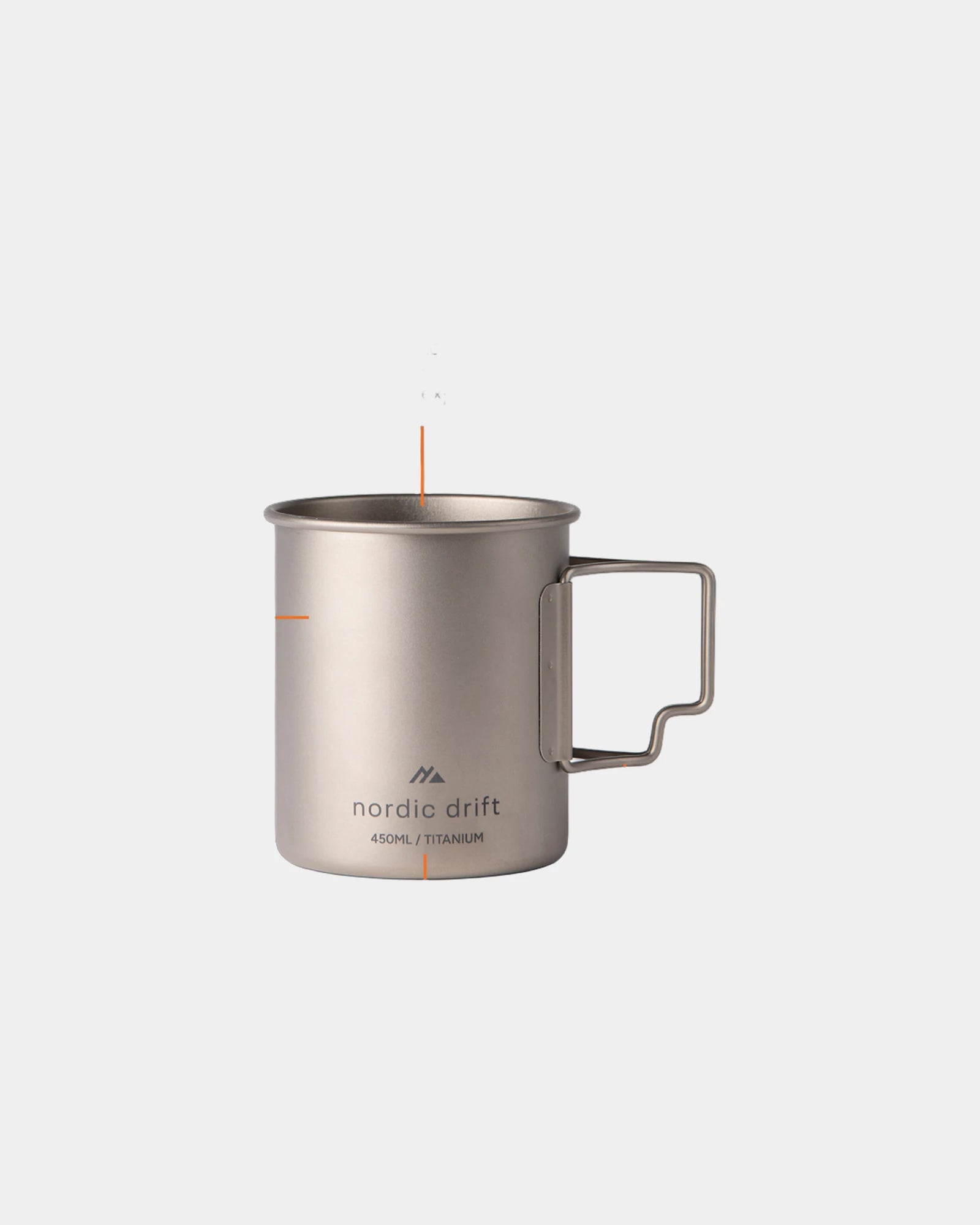 Tazza titanio 450ml ultraleggera Trail da personalizzare - 1