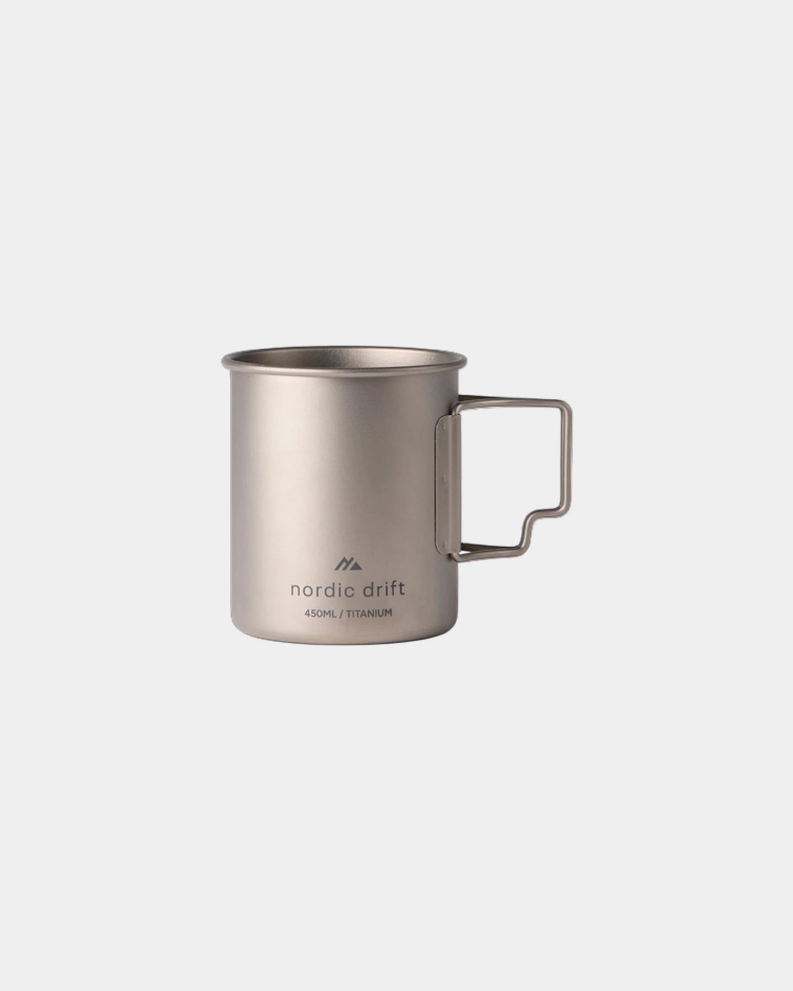 Tazza titanio 450ml ultraleggera Trail da personalizzare - Argento