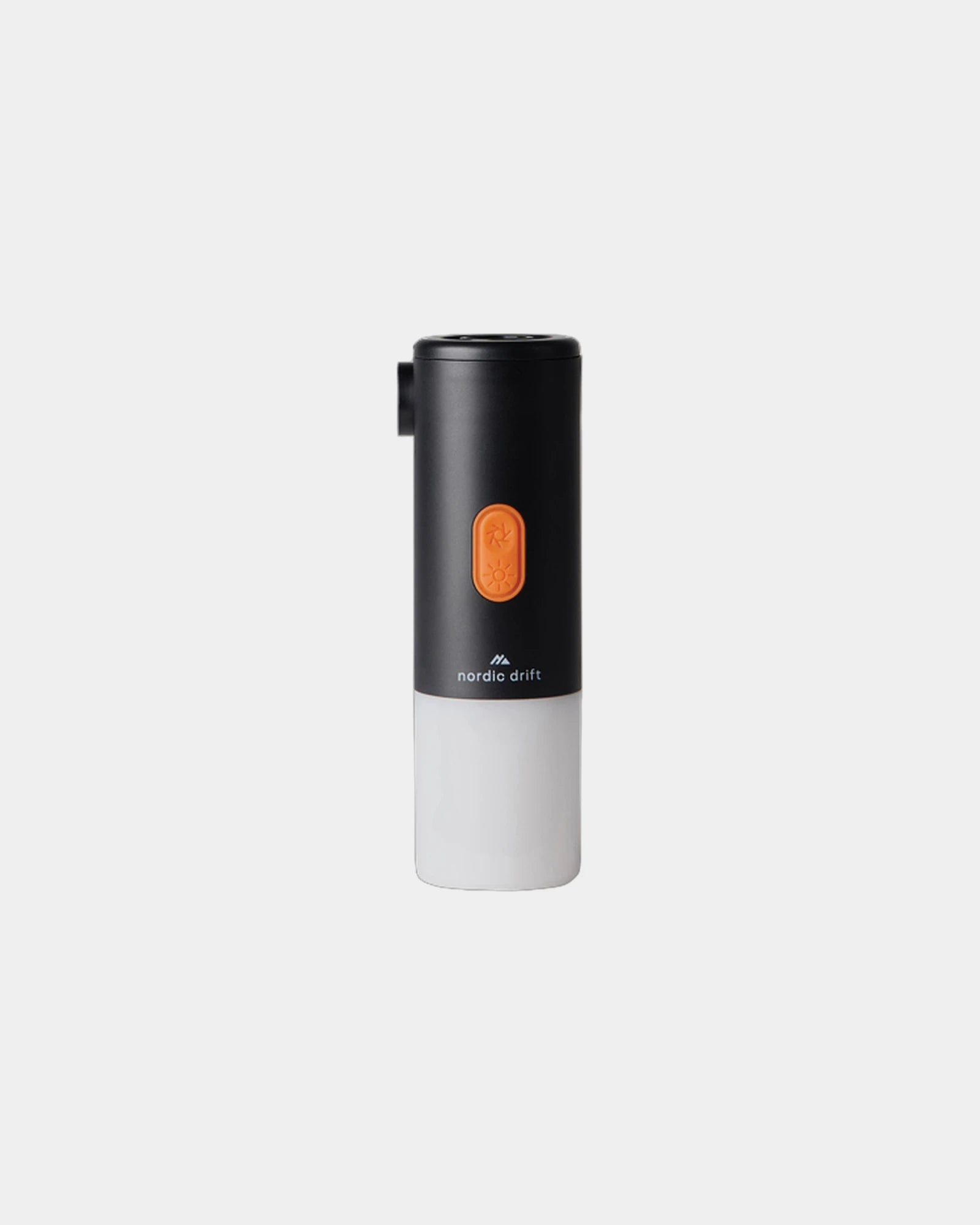 Lampada da campeggio con pompa 200 lumen da personalizzare - Nero