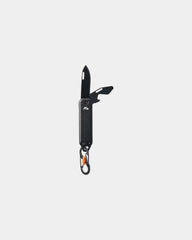 Portachiavi multifunzione acciaio inox da personalizzare - Nero