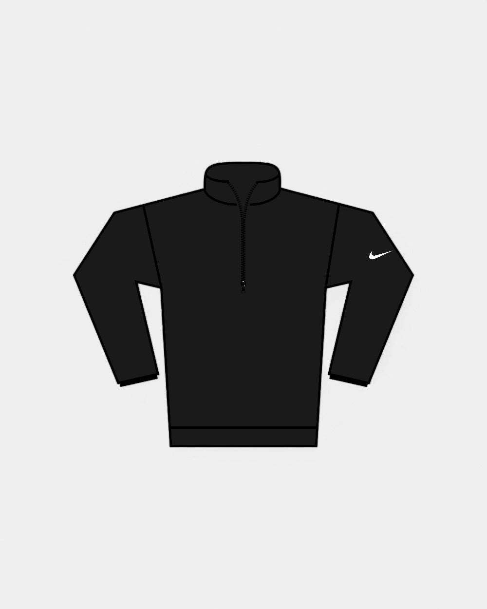 Nike Tour Half-Zip Piqué Top da personalizzare - 5