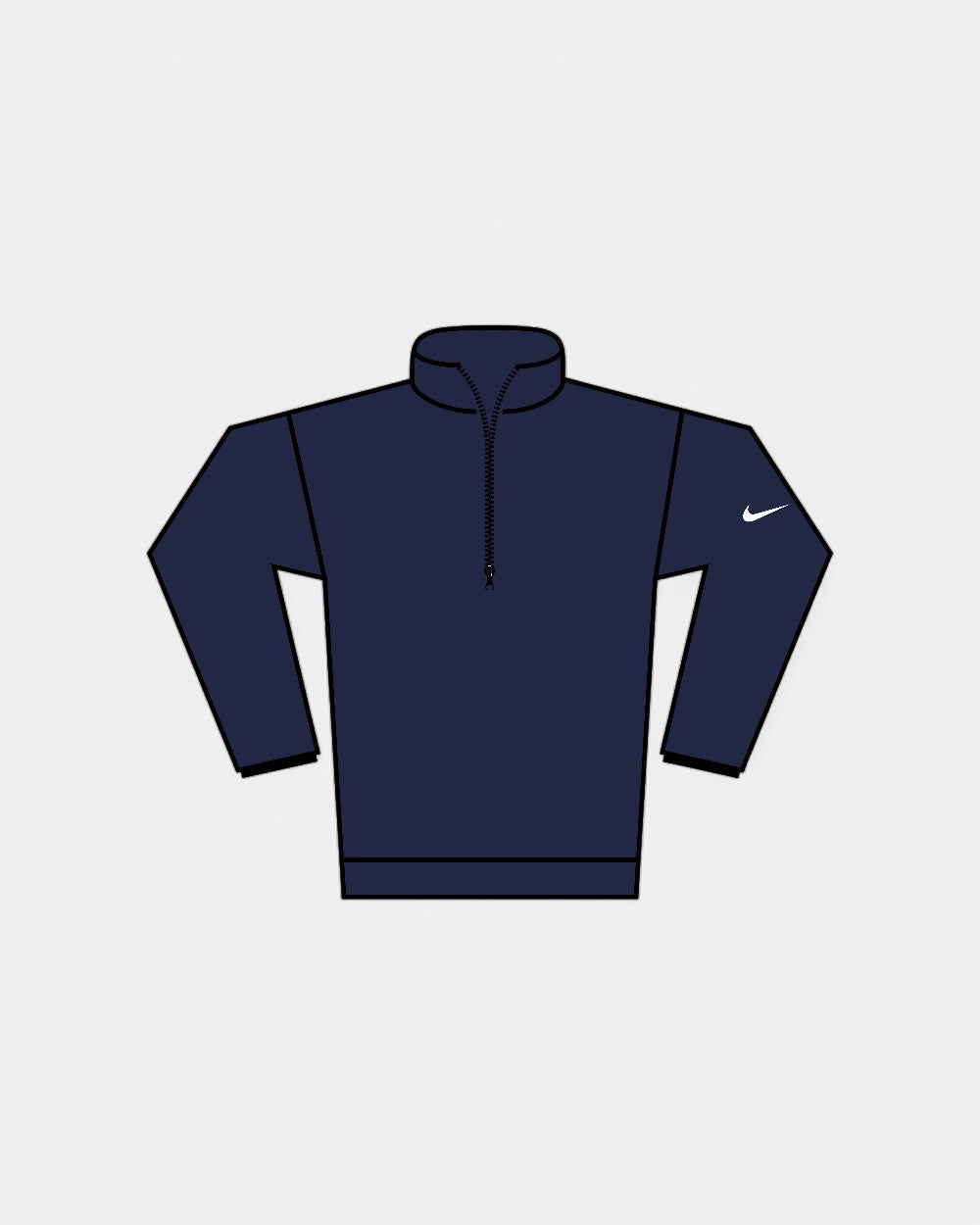 Nike Tour Half-Zip Piqué Top da personalizzare - 3