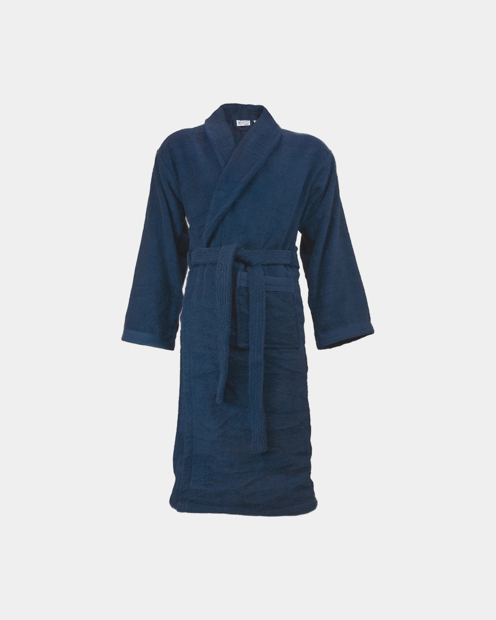 Accappatoio cotone biologico 420 g/m² da personalizzare - Blu navy