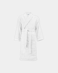 Accappatoio cotone biologico 420 g/m² da personalizzare - Bianco