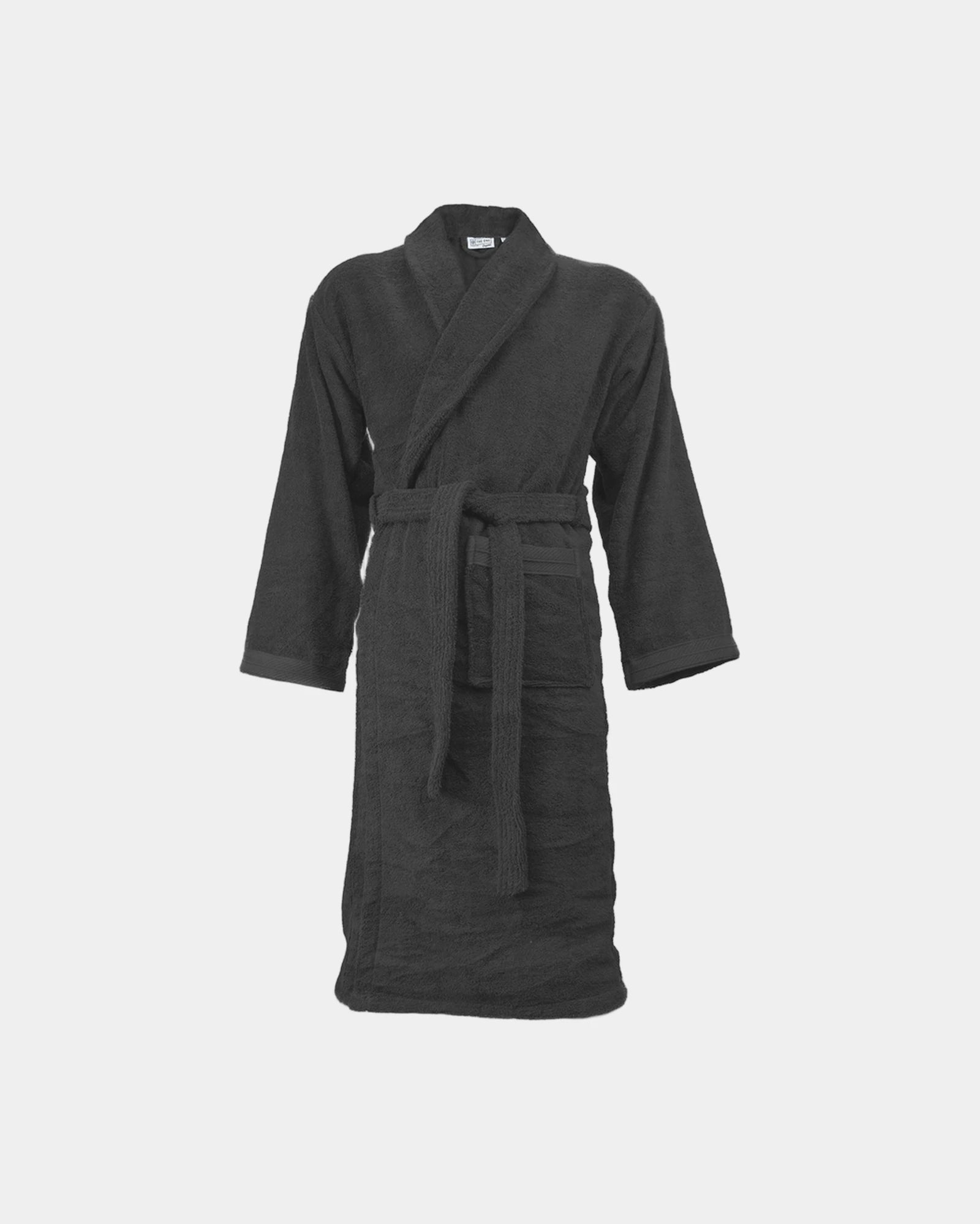 Accappatoio cotone biologico 420 g/m² da personalizzare - Antracite