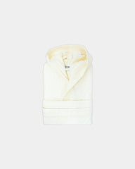 Peignoir capuche coton velours 450g/m² à personnaliser - Ivory Cream