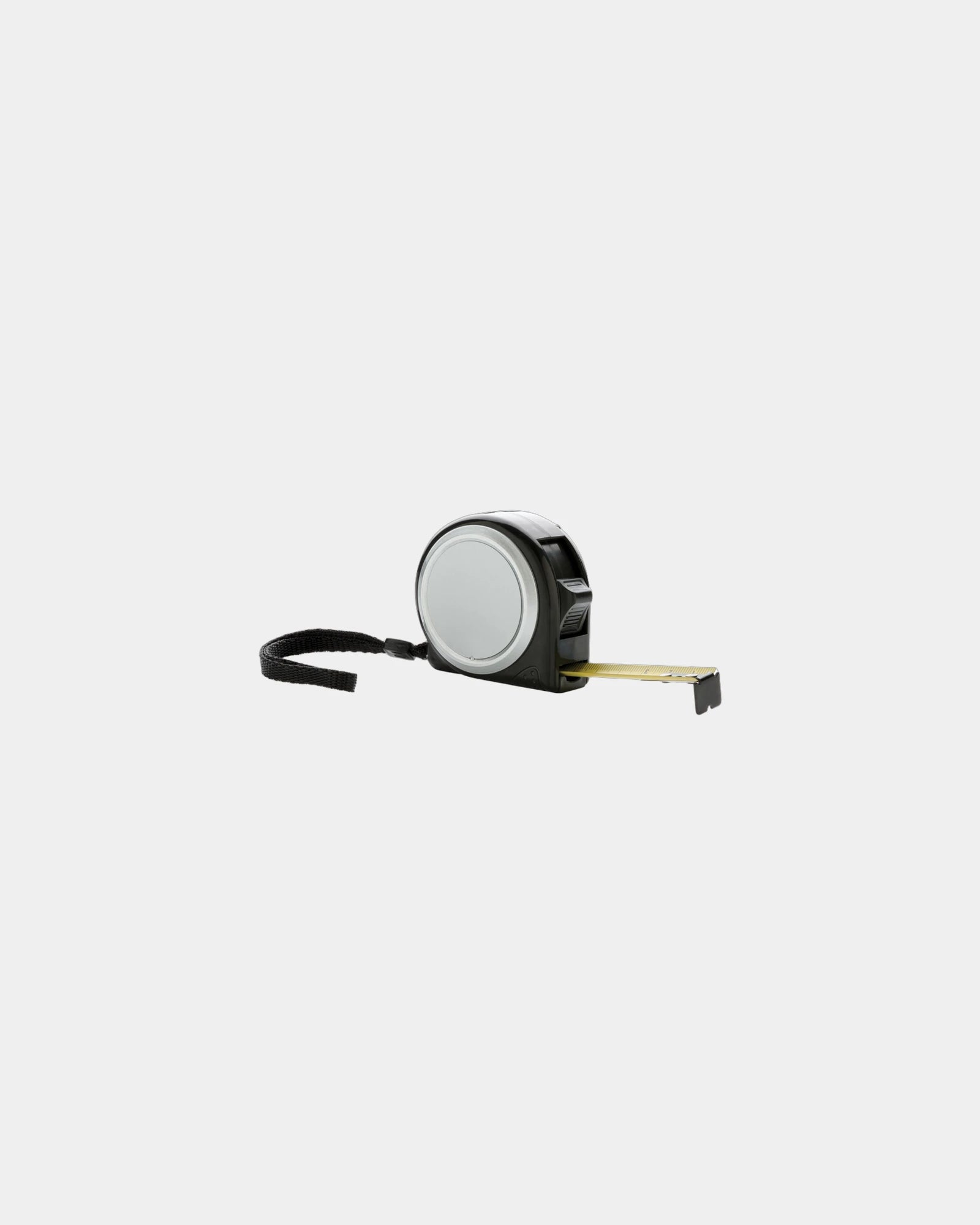 Metro a nastro ABS acciaio 5m/19mm da personalizzare - Nero