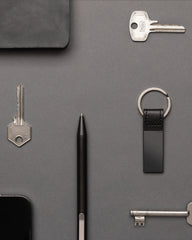 Portachiavi in PU e zinco riciclato RCS da personalizzare - 4