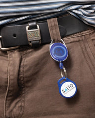 Portachiavi clip estensibile ABS riciclato da personalizzare - 7