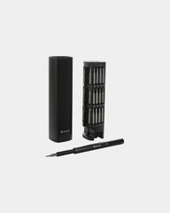 Set cacciaviti 46 pz alluminio riciclato da personalizzare - Nero