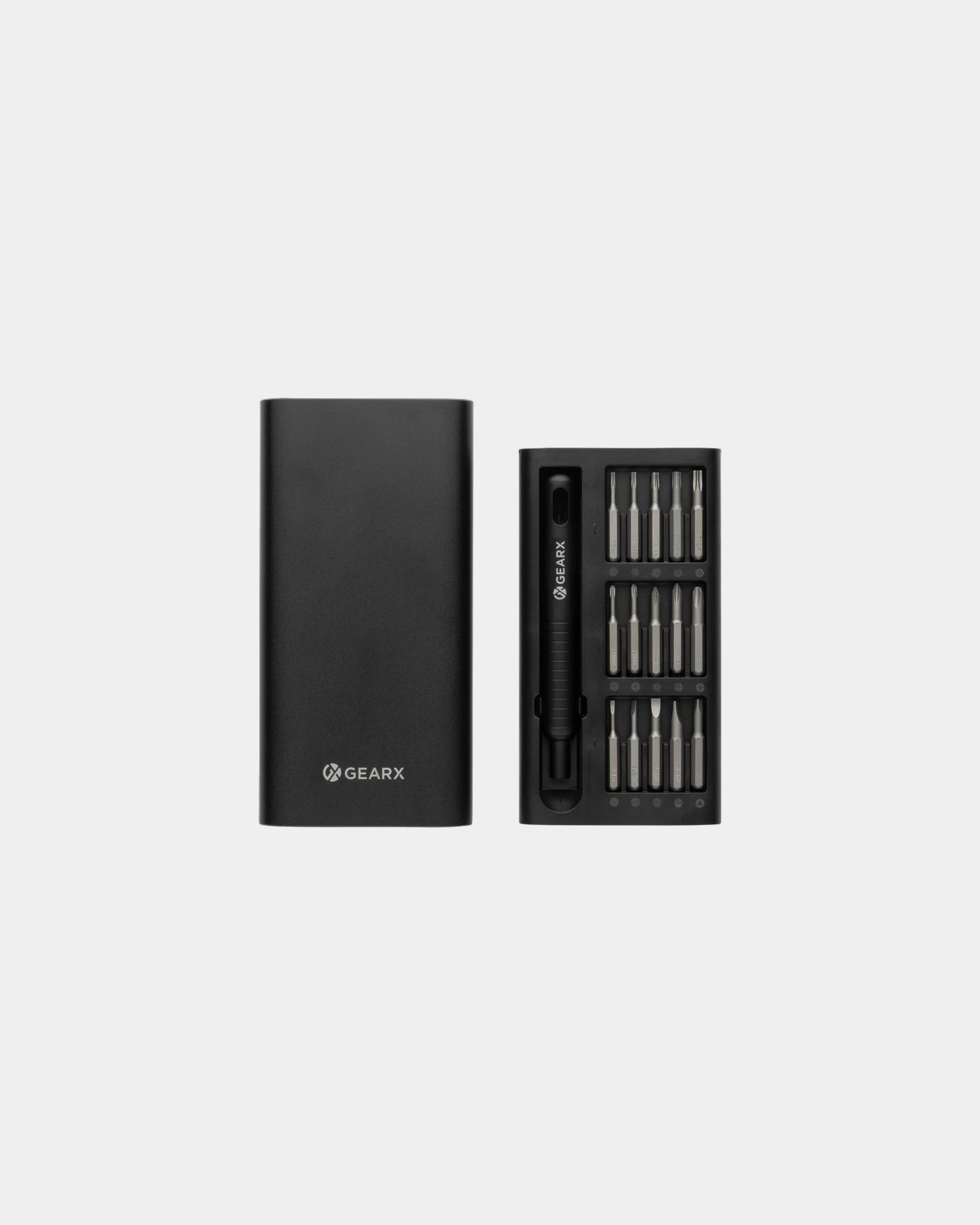 Set cacciaviti alluminio 31 pezzi da personalizzare - Nero