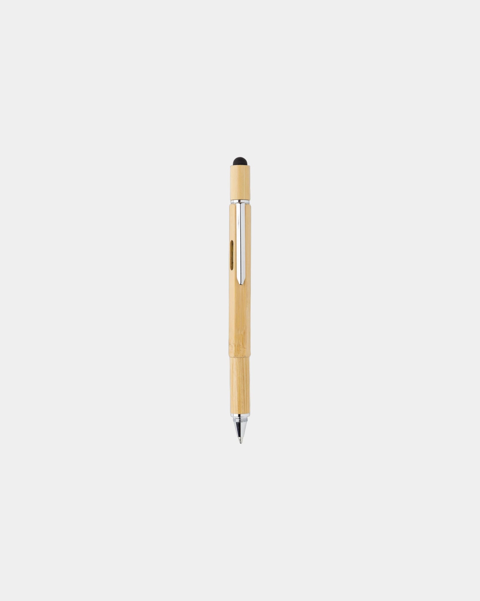 Penna multifunzione bambù 5 in 1 da personalizzare - 3