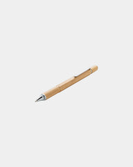 Penna multifunzione bambù 5 in 1 da personalizzare - Marrone